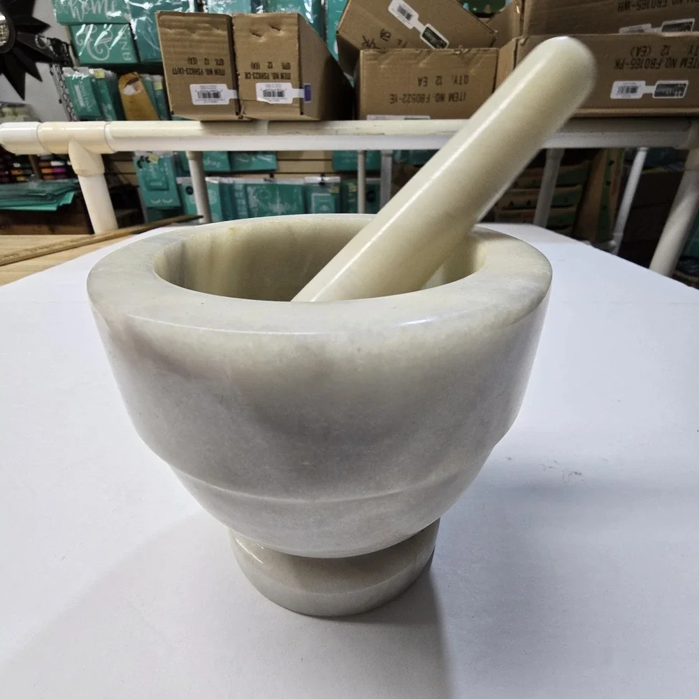 The Unbranded Brand marble mortar